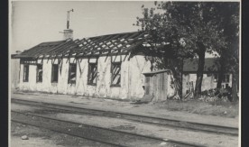 Budynek podręczny rewidentów. 10 sierpnia 1945 r.